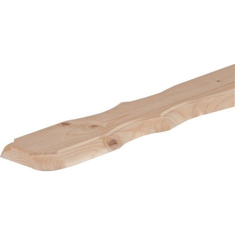 TAVOLETTA PER BALCONI SAGOMATA IN ABETE 19 X 110 X 980 MM (1/2)