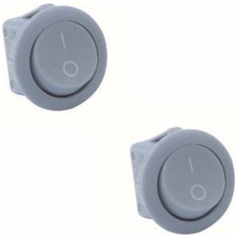 – Interrupteur mécanique à bascule rond 230V 4A bipolaire – Pour bandeaux LED cuisine et salle de bain – Installation sécurisée (1/2)