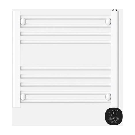 Toallero eléctrico Abrila modelo blanco 54 por 52 cm
