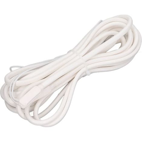 Câble chauffant en caoutchouc silicone 5 m 200 W 70 °C, chauffe-tuyau antigel moulé, 220 V CA (1/5)