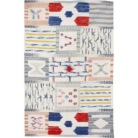 Tapis fait main empire 110 ivory multicolore - 120 x 170 cm
