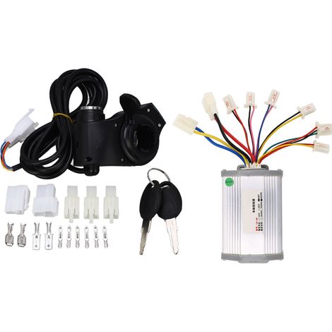Ensemble contrôleur de vélo électrique 48V 800W avec clés et accélérateur pour kit conversion scooter (1/5)