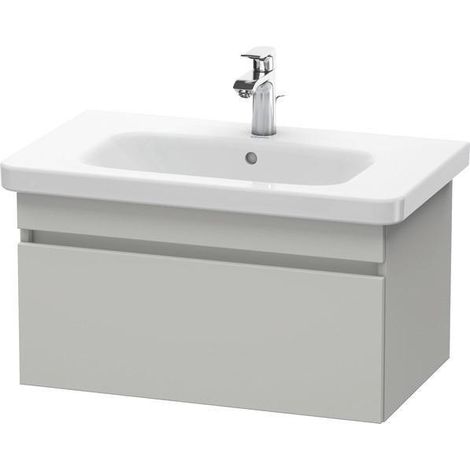 Support de lavabo DURASTYLE 448x730x398mm chêne noir / blanc mat