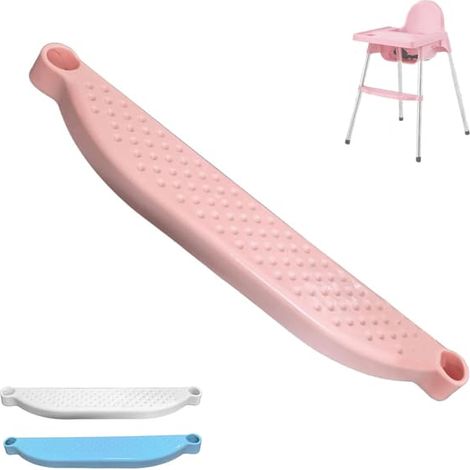 Repose-pieds réglable pour chaise haute - Compatible avec IKEA Antilop rose (1/5)
