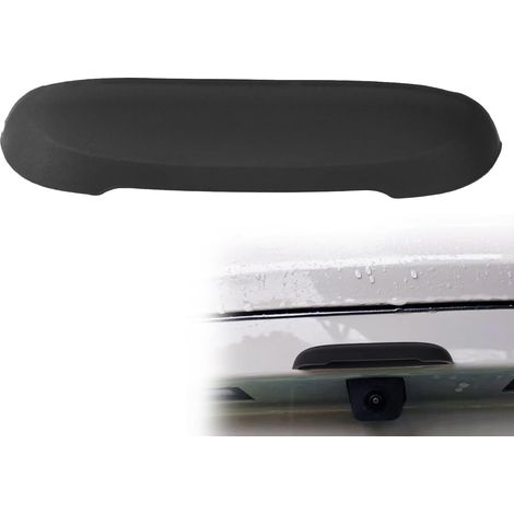 Cache de Protection pour Caméra de Recul, Protection Anti-Pluie en Silicone Caméra Recul Autocollant Anti-Pluie Rétroviseur Voiture pour Tous Véhicules (Noir) (1/5)