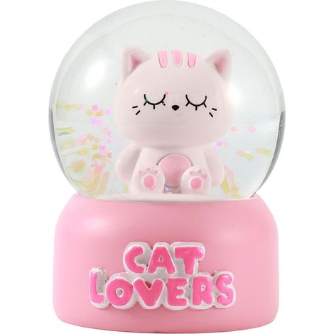 iTotal - Snow globe - Pink Cat