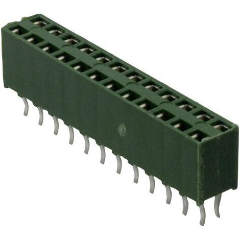 TE Connectivity Barrette femelle (standard) série AMPMODU HV-100 Nbr total de pôles 10 Pas: 2.54 mm 215307-5 1 pc(s) V010731 (1/5)