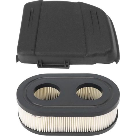 Couvercle de Filtre à Air et Kit de Filtre à Air 594106 594575, Pièces de Rechange de Couvercle de Filtre à Air ABS, Compatible avec les Tondeuses à Gazon 650EXI 675EXI 675IS (Couvercle