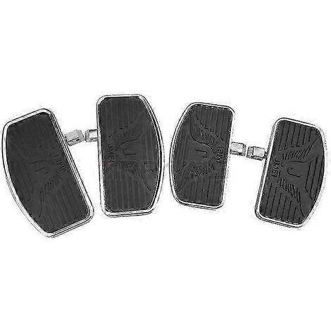 Motorcycle Front Rear Wide Foot Rider Driver Foot Rest Floorboards For Honda Shadow For Yamaha Dragstar For Kawasaki Vulcan( Front and Rear) (1/5)