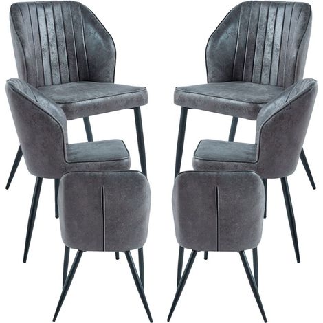 Packs Sillas Comedor - Pack 6 Sillas Wenye - Gris (1/5)