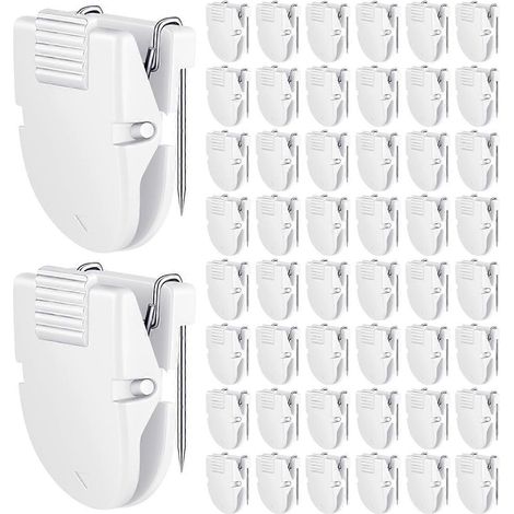 50 clips pour cloisons de bureau en tissu, accessoires pour cloisons de bureau, clips muraux pour panneaux de séparation en tissu, photos de bureau (1/5)