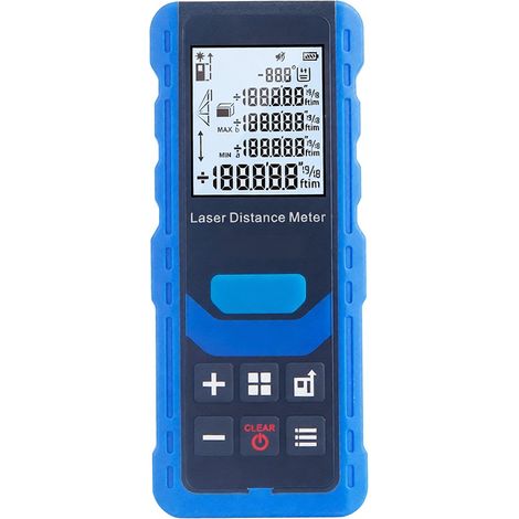 Grüner Laser-Entfernungsmesser (50 m), Genauigkeit ±1,5 mm, wiederaufladbar, pythagoreischer Modus, für Baustellen und Heimwerkerprojekte (1/5)