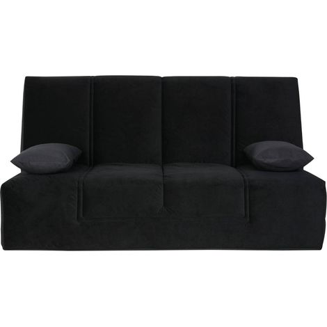 Housse pour la banquette clic-clac 130x190 noir