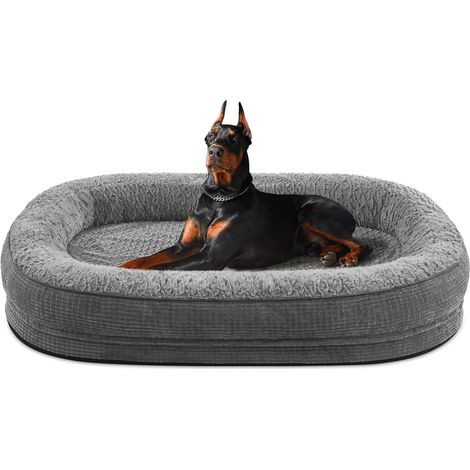 Panier Chien Grande Taille, Coussin Chien Orthopedique et Dehoussable (1/5)