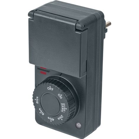 Brennenstuhl 1506120 Zeitschaltuhr analog 1800 W IP44 Dämmerungsfunktion (1/5)