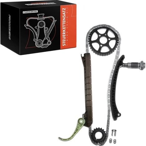 Kit de cadena de distribución, diseño dúplex, 108 eslabones, compatible con Mercedes-Benz y SMART, números de pieza intercambiables 1661810159, TC1010FK (1/5)