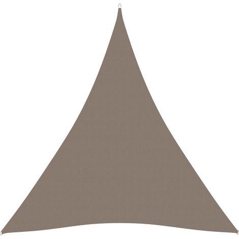 Vela parasol triangular de tela Oxford 36 x 36 x 36 m azul 020009814