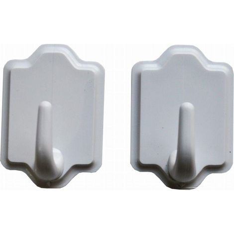 FPLUS percha adh.5018 s/blist.x 25udsblanca , Percha plástico mediana. Adhesiva
Blanco. a granel.