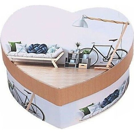 Trade Shop - SET 12 SCATOLA BOX KONFEKT NACH REGAL MIT FANTASY CUORIEN 11X5.5CM IN CARTONE - (1/2)