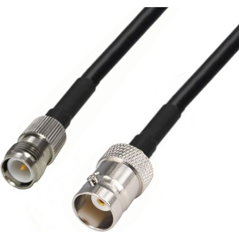 Cavo antenna con connettore BNC / connettore TNC-RP RG58, 1 m