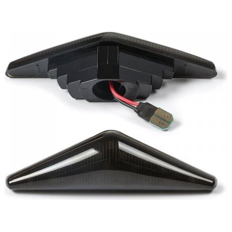 Kit Freccia Laterale a Led Side Marker Lente Nero Fume Luce Bianco Per Ford Focus MKI Mondeo MK3 OEM 1063835 1065645