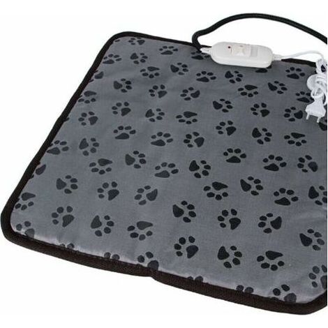 Tapis chauffant pour animaux domestiques, chiens, chats - Pour l'hiver - Réglable - Température constante - Avec cordon résistant à la mastication (45 x 45 cm) (1/4)