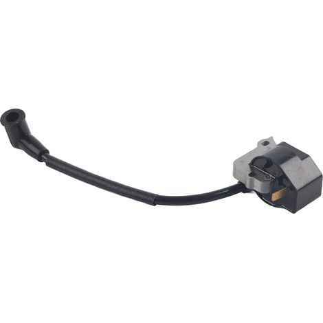 Lot de 2 bobines d'allumage compatibles avec débroussailleuses Stihl FS55, FS55C, FS46, FC55, FS38, FS45, HL45, HS45 et KM55, métal durable pour allumage fiable. (1/5)