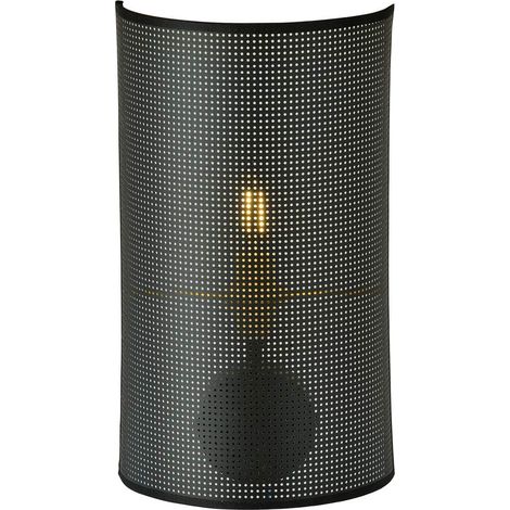 Applique Emibig ASTON metallo nero/oro 1xE14 32cm IP20 (1/5)