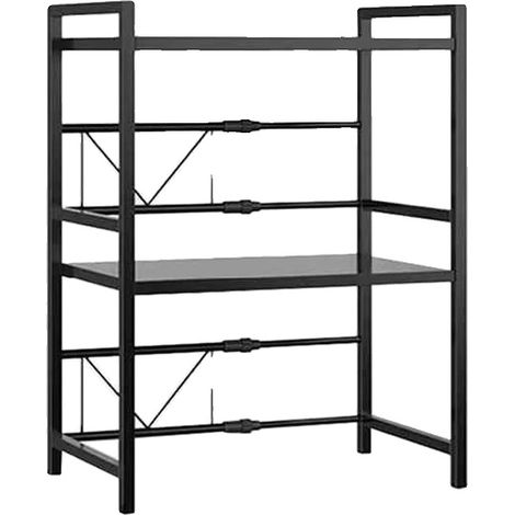 Mikrowellenregal-Organizer, erweiterbares Design, mehrschichtige Aufbewahrung, Doppelschicht (1/2)