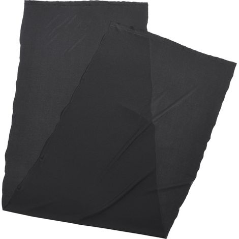 1,7 mx0,5 m de la poussière en haut-parleur protectrice de grill stéréo stéréo tissu tissu maille noir (1/5)