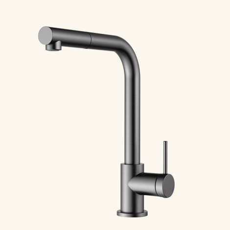 Robinet douchette inox noir métallisé PVD MAYA (1/5)