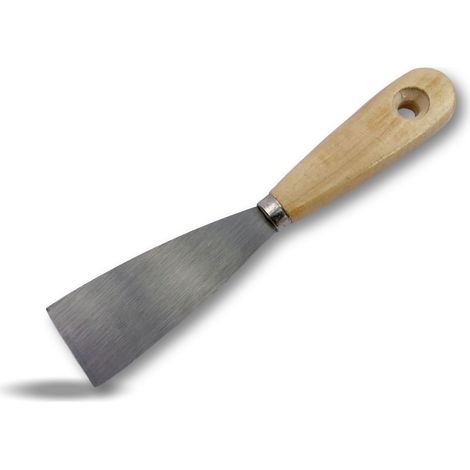 Couteau à enduire en acier poli Spatule grattoir - Quantité x 1 - Largeur 40 mm (1/5)