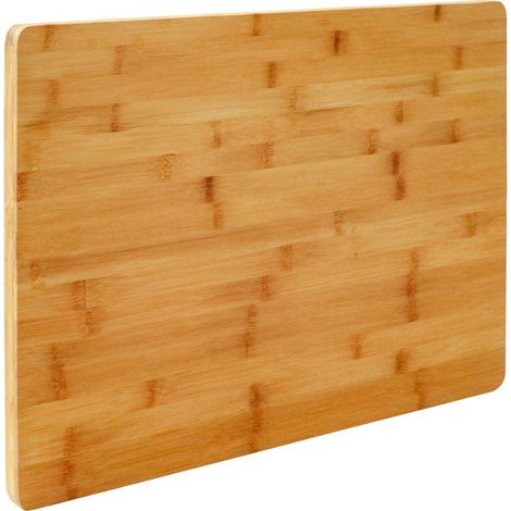 Planche à Découper XL en Bambou 50x35x2 cm Grande Tableau en Bois (1/5)