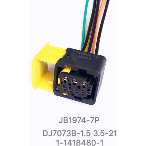 DJ7073B-1.5 3.5-21 Waterproof Automotive Connector 1-1418480-1 with Terminal (1/5)