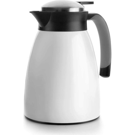 LACOR 62483- caraffa Termica, 1 l, Colore Bianco
