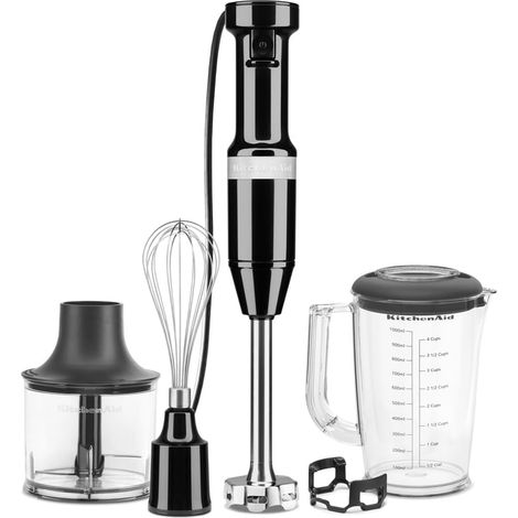 Batidora de mano con accesorios 5KHBV83 KitchenAid Color: Negro brillante (1/3)