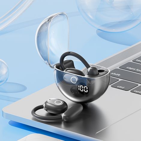 Nouveau casque Bluetooth M80 à très longue durée de vie de la batterie, , réduction du bruit, crochet d'onoir (1/5)