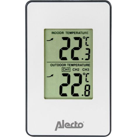 WS-1050 - Station météo professionnelle avec capteur extérieur sans fil - Blanc/Noir (1/5)