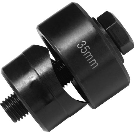Metalllocher Ø 35 mm Sechskant Spülenschneider Edelstahl Lochöffner Stahlblech Lochstanze für Spüle, Stahlplatte, Edelstahl, Metall