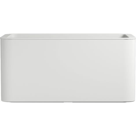 Florus Jive Terrasse 80 - Blanc - L 78 x B 39 x H 38 cm - intérieurextérieur - 100% recyclé (1/2)