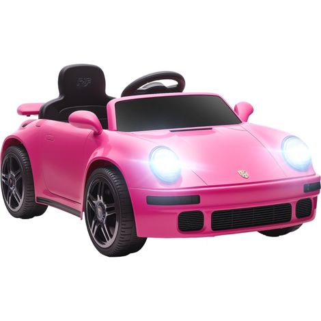 Licensed RUF CTR 2017 Electric Car for Kids, with Remote Control, Soft Start, MP3 Player, LED Lights, Pink