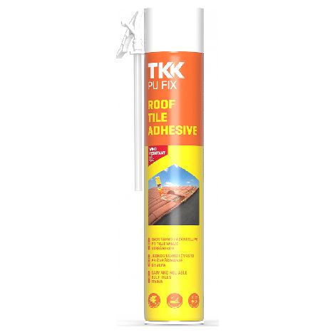 ADESIVO POLIURETANICO PU FIX ROOF TILE- 750 ml - Pistola- TKK- pezzi 1