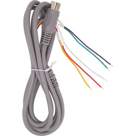 Fil de connexion pour électrode TENS, câble d'appareil de perte de poids, accessoire de physiothérapie corporelle, fil conducteur argenté. (1/5)
