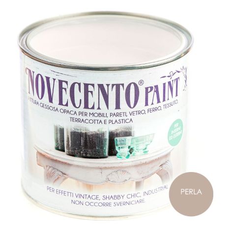Novecento paint Perla pittura gessosa opaca shabby chic 500ml