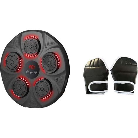 Boxing Led Screen Smart Wall-Mounted Boxing Machine – Musical Boxing Set with 2 Gloves ...