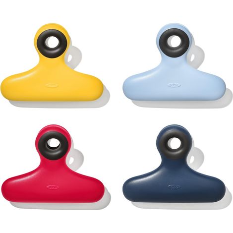 OXO Good Grips Clip magnetiche per impieghi gravosi, 4 pezzi (1/5)
