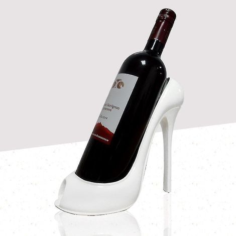 Porte-bouteille de vin en forme d'escarpin, élégant casier à vin, accessoires pour paniers cadeaux, HomeWhite (1/4)