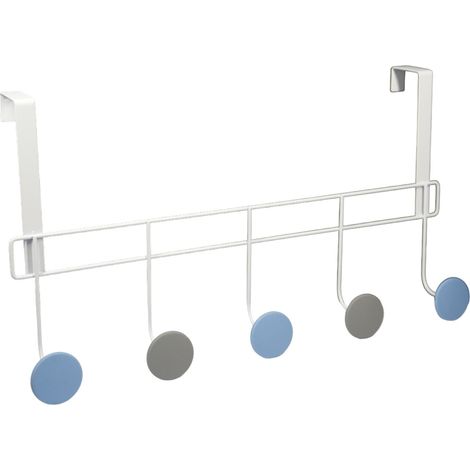 Cintre pratique bicolore bleu et noir (rose gris) (1/5)