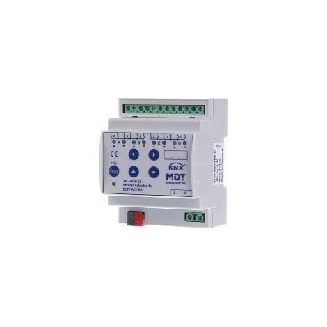 ACTIONNEUR DE STORE KNX QUADRUPLE, 10A, 230V AC JAL-0410.02 MDT