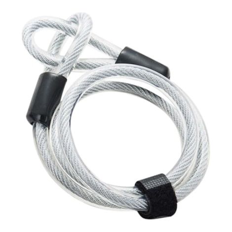 Cadenas antivol en U avec câble en acier, résistant au cisaillement, anti-flexion, anti-effraction, serrure robuste pour vélo, 2 pièces, sécurité renforcée (1/3)